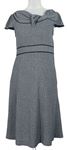 Dámske sivé vzorované šaty M&S