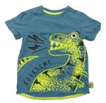 Zelené tričko s dinosaurom Nutmeg
