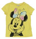 Žlté tričko s Minnie Disney