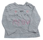 Luxusné dievčenské tričká s dlhým rukávom veľkosť 86, H&M